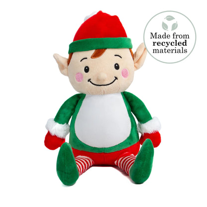 Personalized Elf Plush Toy | Handmade Holiday Gift - Christmas