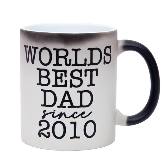 Personalised 11oz Heat-Changing Mug – Custom Printed Magic Colour-Changing Mug with Full-Colour Sublimation Design