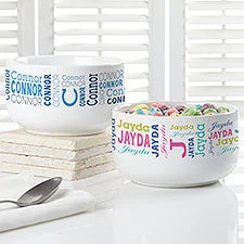 Personalised Ceramic Soup Bowl – Custom Printed, Durable & Stylish – 8cm Height, 13cm Diameter