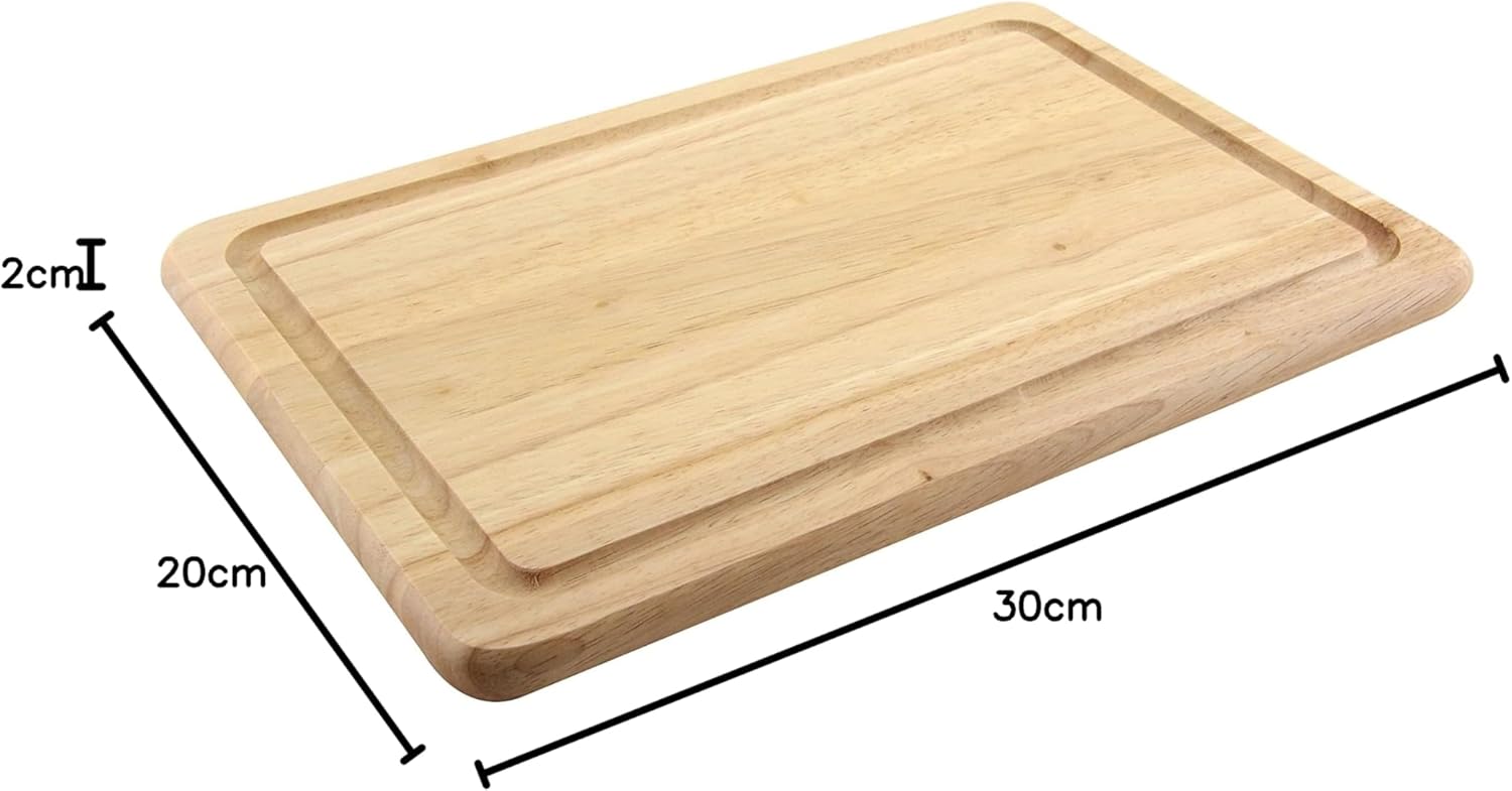 “Natural wood cutting board with precision laser engraving custom design”