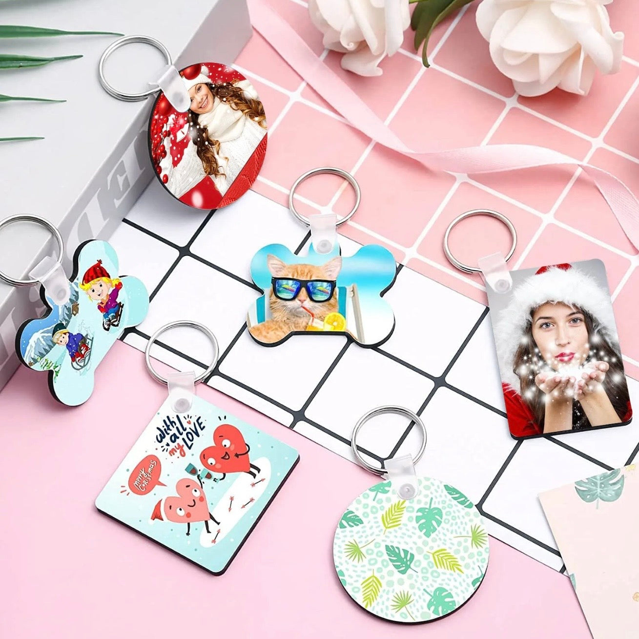 Create Your Keychain – Customize with Your Own Design or Logo