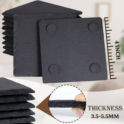 SQUARE SLATE COASTER FOR LASER ENGRAVING