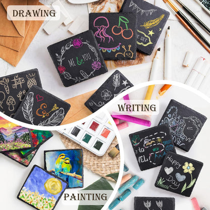 LASED ENGRAVED SQUARE COASTER