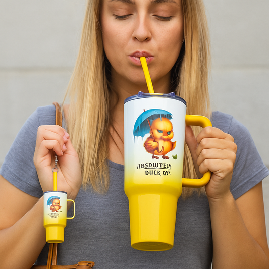 40oz Sublimatable Big Swig Tumbler – Game Day Collection + Free 4oz Mini Traveler Keychain (UK Exclusive)