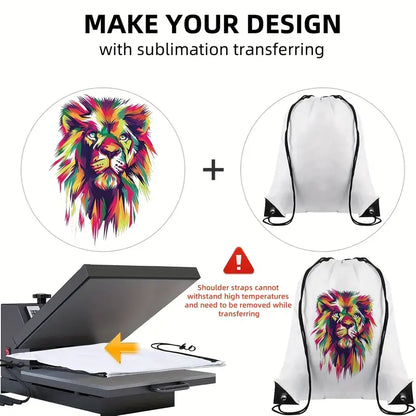 Custom Drawstring Sport Bag – Personalized Logo Gym Sack, Lightweight Polyester Backpack