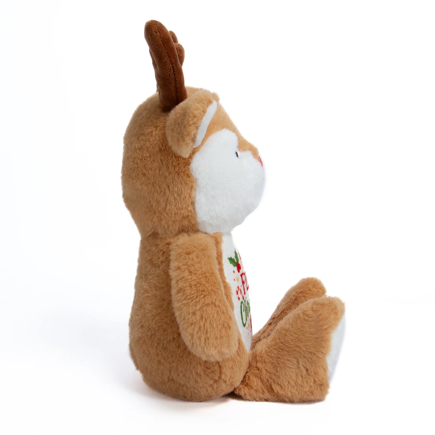 Custom Reindeer Plush Toy – Personalized Soft Christmas Gift