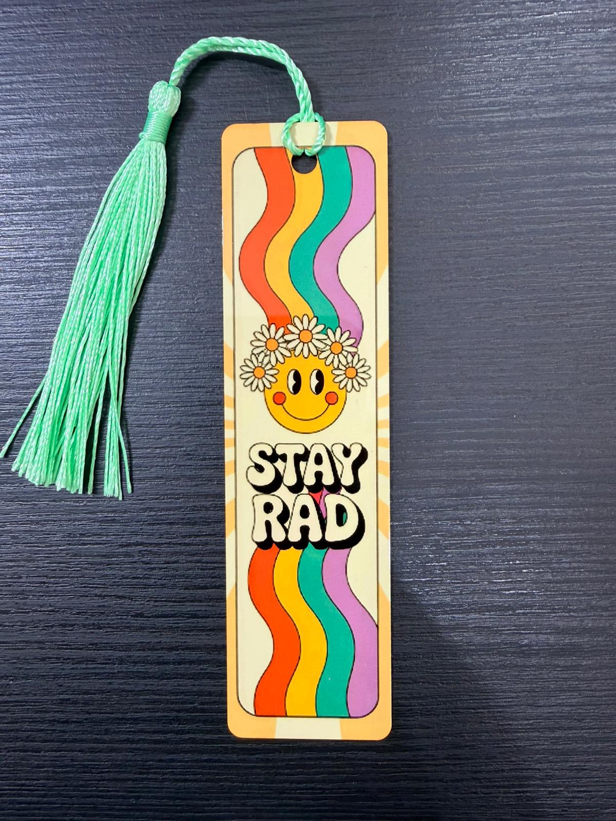 Customized / Personalized Bookmarks with Red Ribbon – Colorful Booklover’s Gift | Custom Name or Photo Bookmark