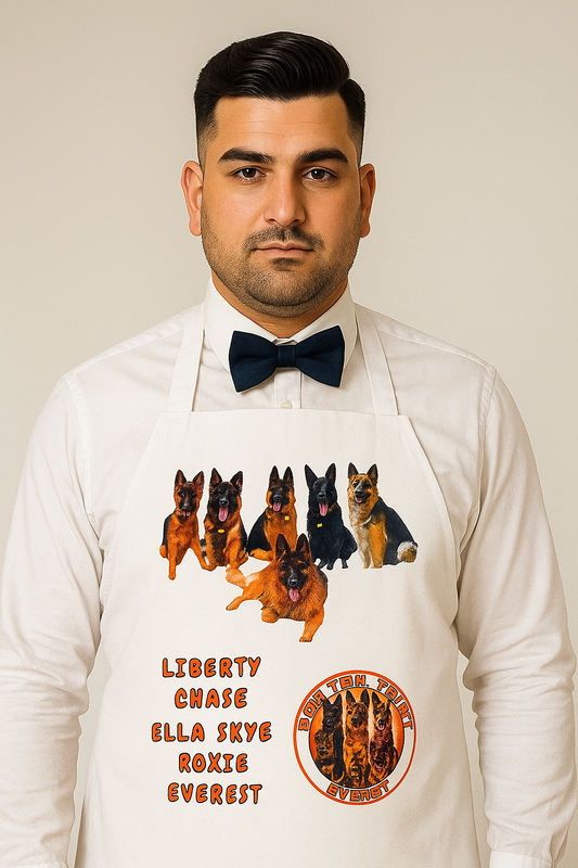 Personalised Apron – Custom Printed Apron 65x82 cm – Stylish Cooking, Baking, or BBQ Gift for Home Chefs & Professionals