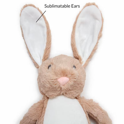 Personalised Rabbit Plush Toy – Custom Printed Soft Toy