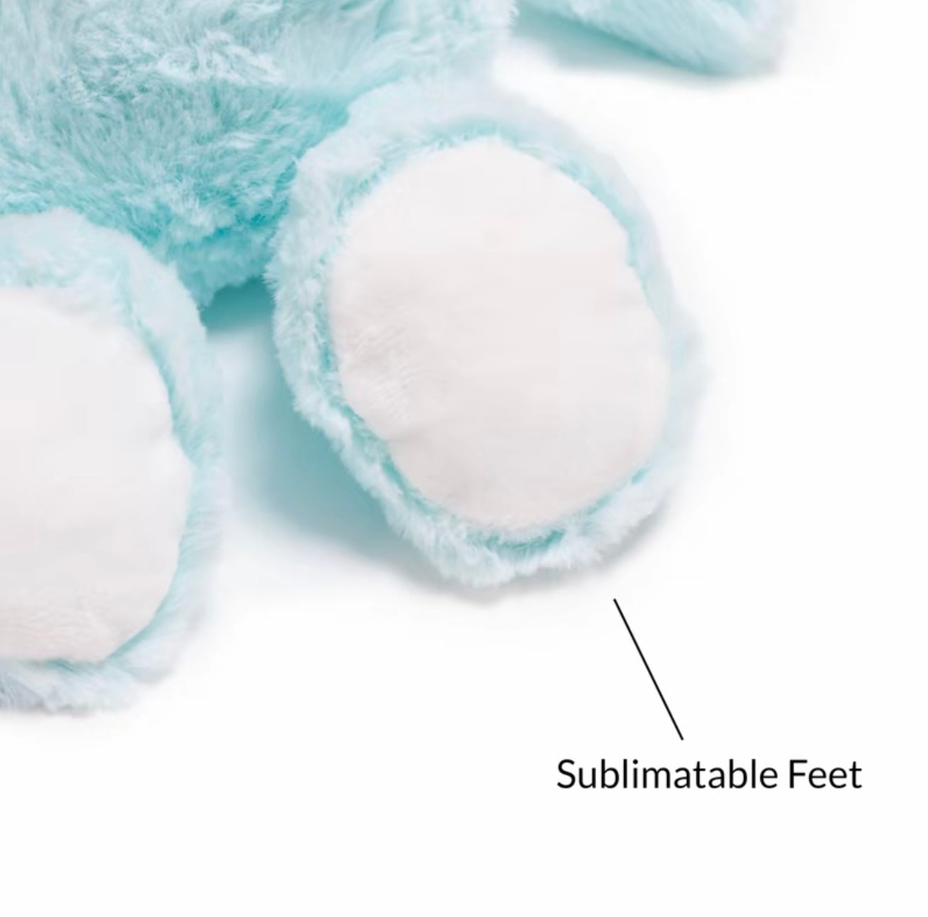 Personalised Rabbit Plush Toy – Custom Printed Soft Toy