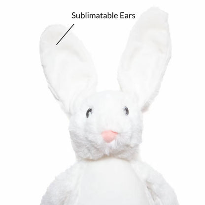 Personalised Rabbit Plush Toy – Custom Printed Soft Toy