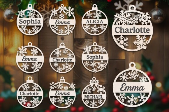 laser cut christmas ornament