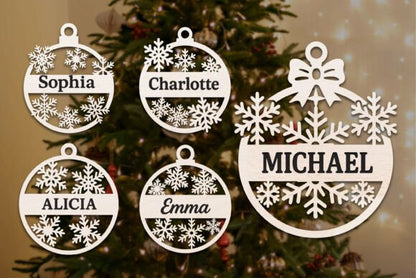 laser cut christmas ornament