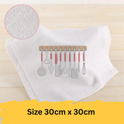 Personalized Kitchen Towel – Custom Printed Tea Towel for Gifts, Home, or Events