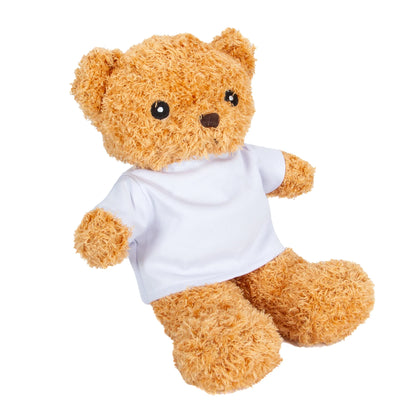 Personalized Teddy Bear with Custom Print – Soft Plush Toy with Custom Name, Photo, or Message on T-Shirt | Perfect Gift for Any Occasion