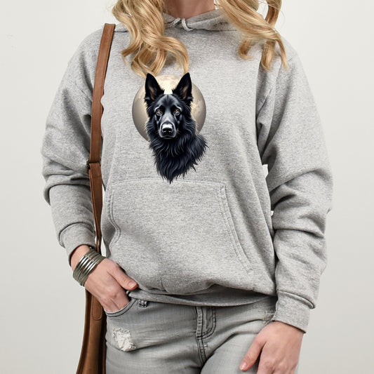 Personalised Women's Hoodie – Custom Printed White & Grey 100% Polyester (XS to XXXL)