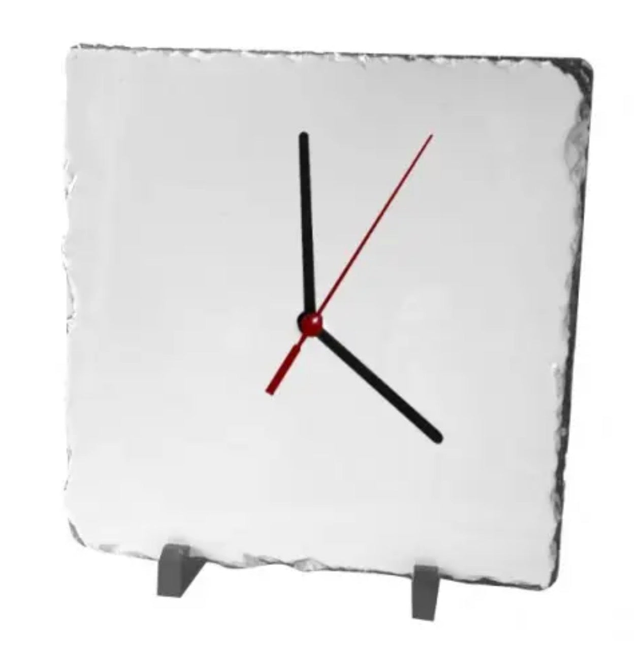 Personalized Photo Slate Clock (27x27 cm) with Display Stand